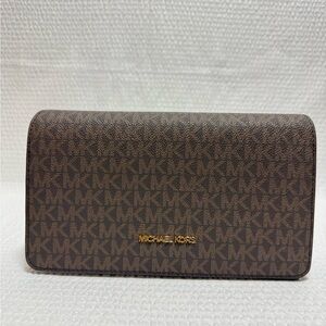 Michael Kors Brown Wallet medium logo